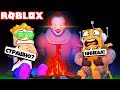 ОНО ПРИШЛО К НАМ В САМЫЙ СТРАШНЫЙ ЛАГЕРЬ! ПОЗЗИ и РОБЗИ ПРОТИВ МОНСТРА КЛОУНА! Roblox