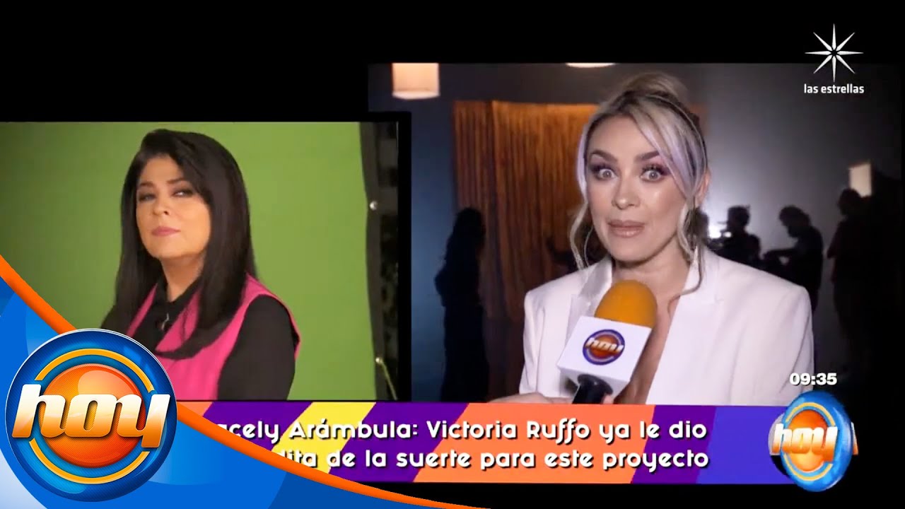 Victoria Ruffo desea suerte a Aracely Arámbula en la nueva versión de 'La Madrastra' | Programa hoy