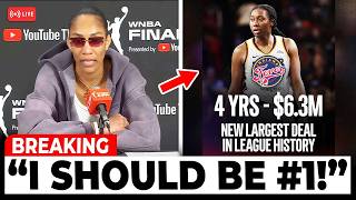 A'Ja Wilson THROWS TANTRUM As Aliyah Boston SIGNS BIGGEST WNBA CONTRACT & Caitlin Clark Is Next!