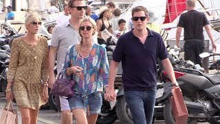 EXCLUSIVE - Nicky Hilton and her husband James Rothschild in Saint Tropez