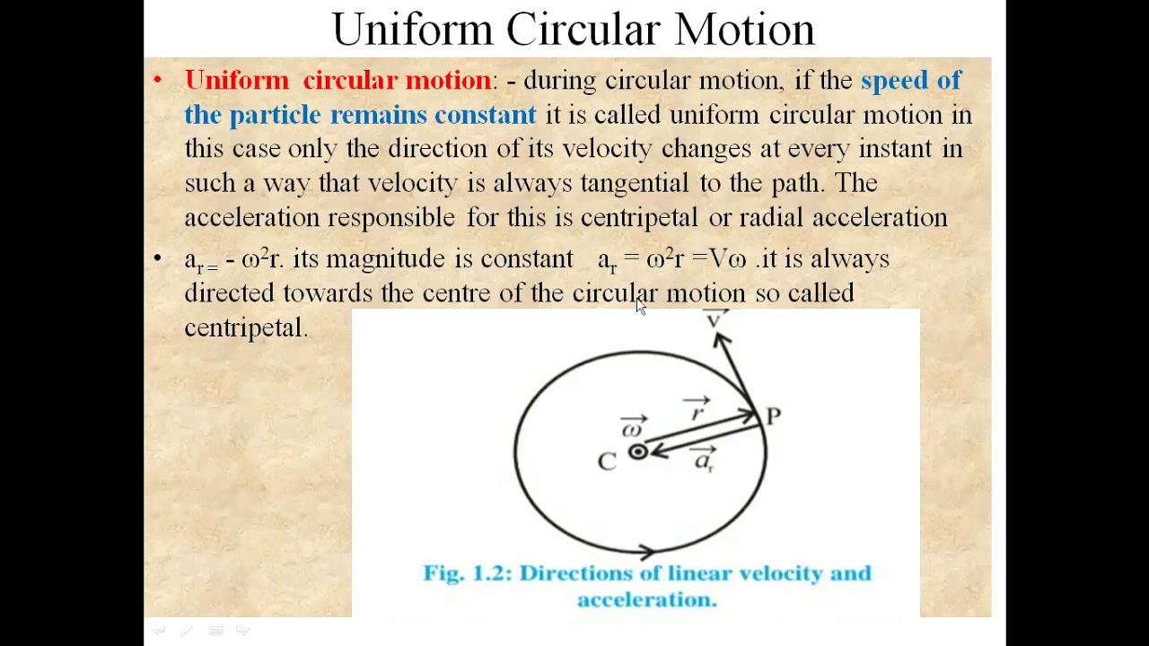 circular motion basic c p c f - YouTube