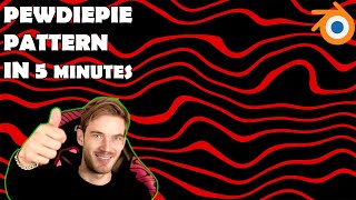 PewDiePie Pattern| Blender 2.8