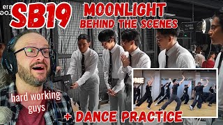 SB19 VLOGS 'MOONLIGHT' MV Behind-The-Scenes + Dance Practice + bts reaction