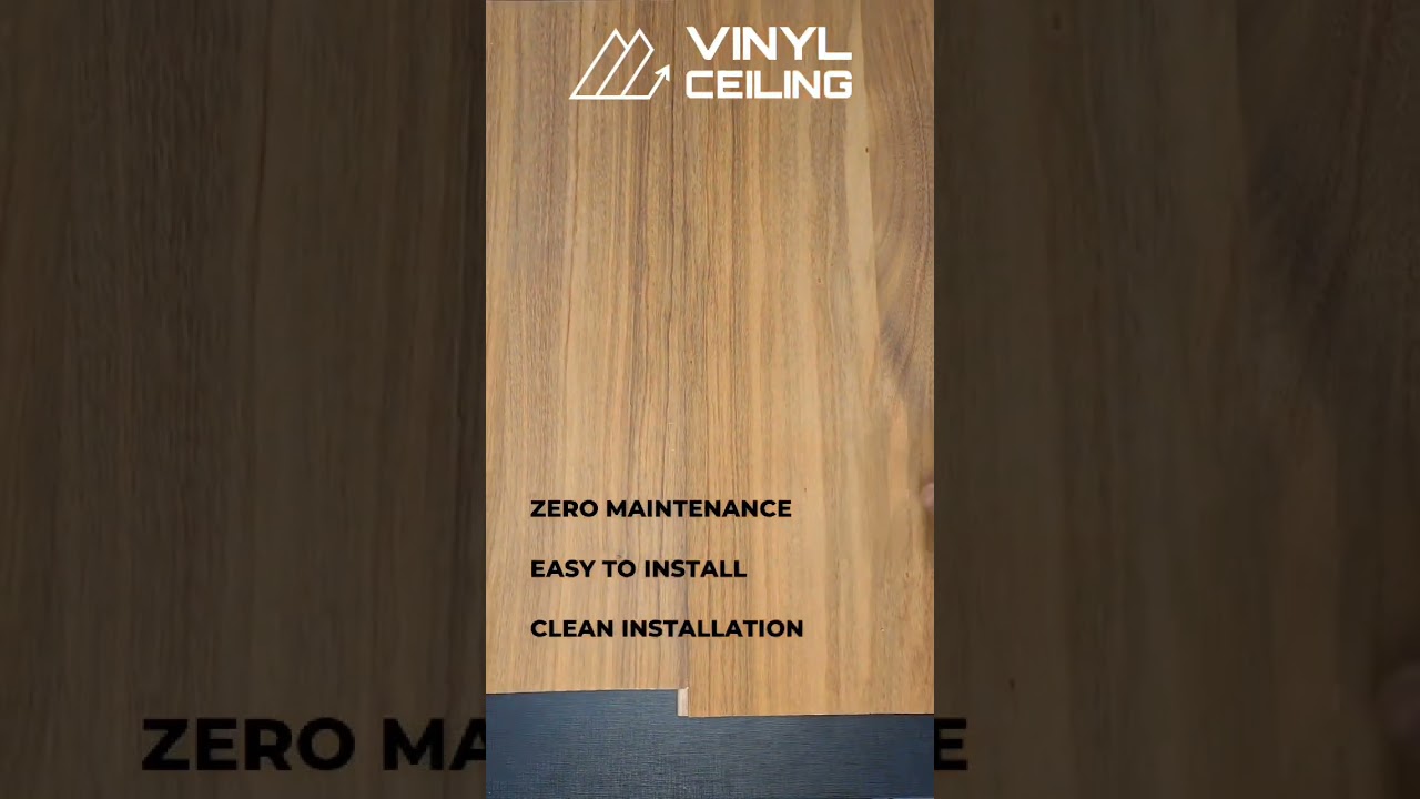 VINYL CEILING - Easy to install and maintenance free.  