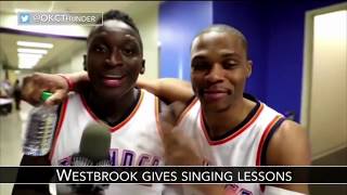 NBA PLAYERS SINGING!