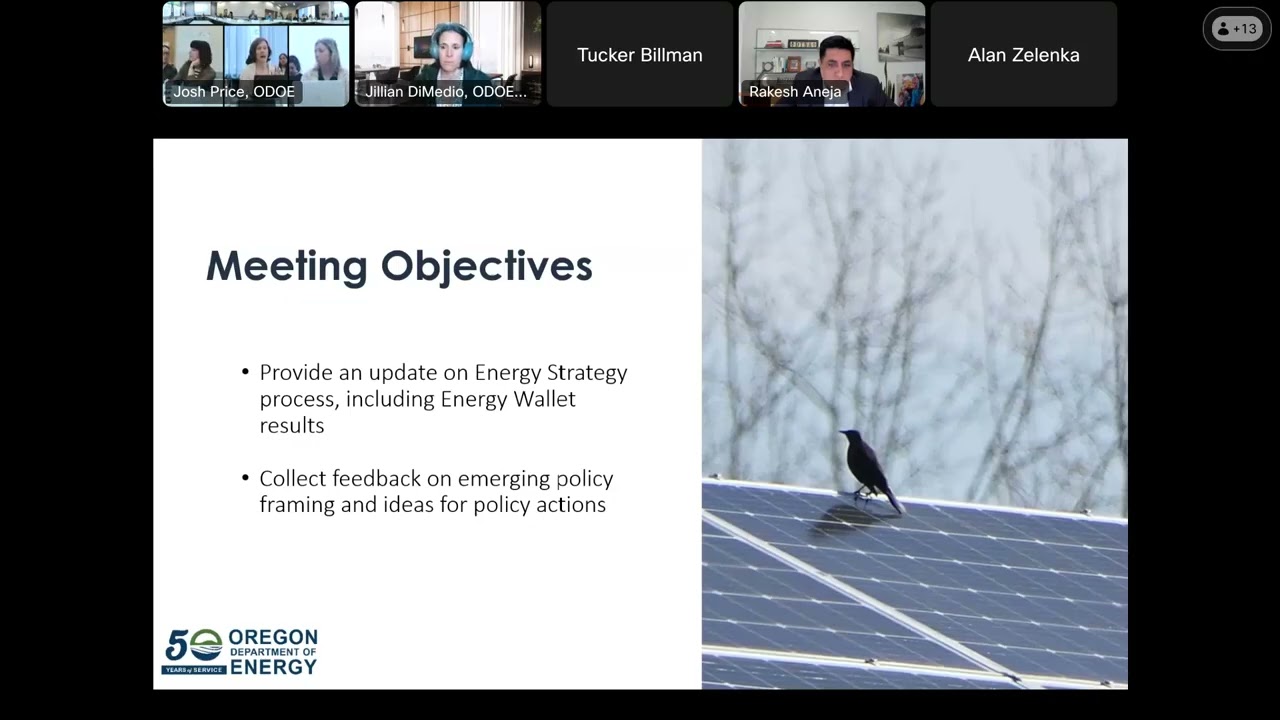 Oregon Energy Strategy Advisory Group Meeting | April 23, 2025