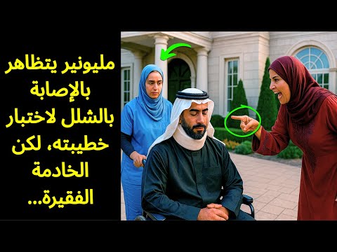 مليونير يتظاهر بالإصابة بالشلل لاختبار خطيبته لكن الخادمة الفقيرة