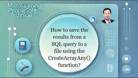 How to save the results from a SQL query to a file using the CreateArrayAny() function in PeopleSoft