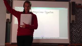 Pre-Algebra 8.2 Linear Equations in Two Variables