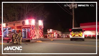 Arson suspect arrested for Charlotte storage facility fire that left firefighter hurt