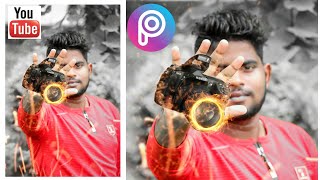 Fire camera Editing tutorial || New Cb effect || New fire Edit in Picsart || fire in camera || Rock screenshot 5