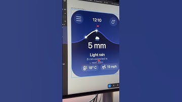 Animate apple weather widget ✨