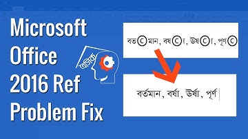 Microsoft Office 2016 Ref Problem Fix | *3 Solutions* | Bijoy Bayanno Ref Problem solve Bangla