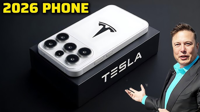 Elon Musk Launches New Tesla Pi Phone Turns Market Upside Down - YouTube