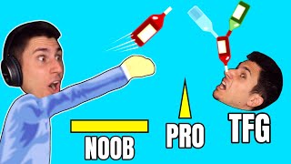 NEW TFG BOTTLE FLIP LEVEL! | Happy Wheels screenshot 2