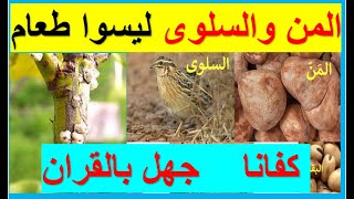 المن والسلوي اكبر اكذوبه في القران فهمت بالخطا