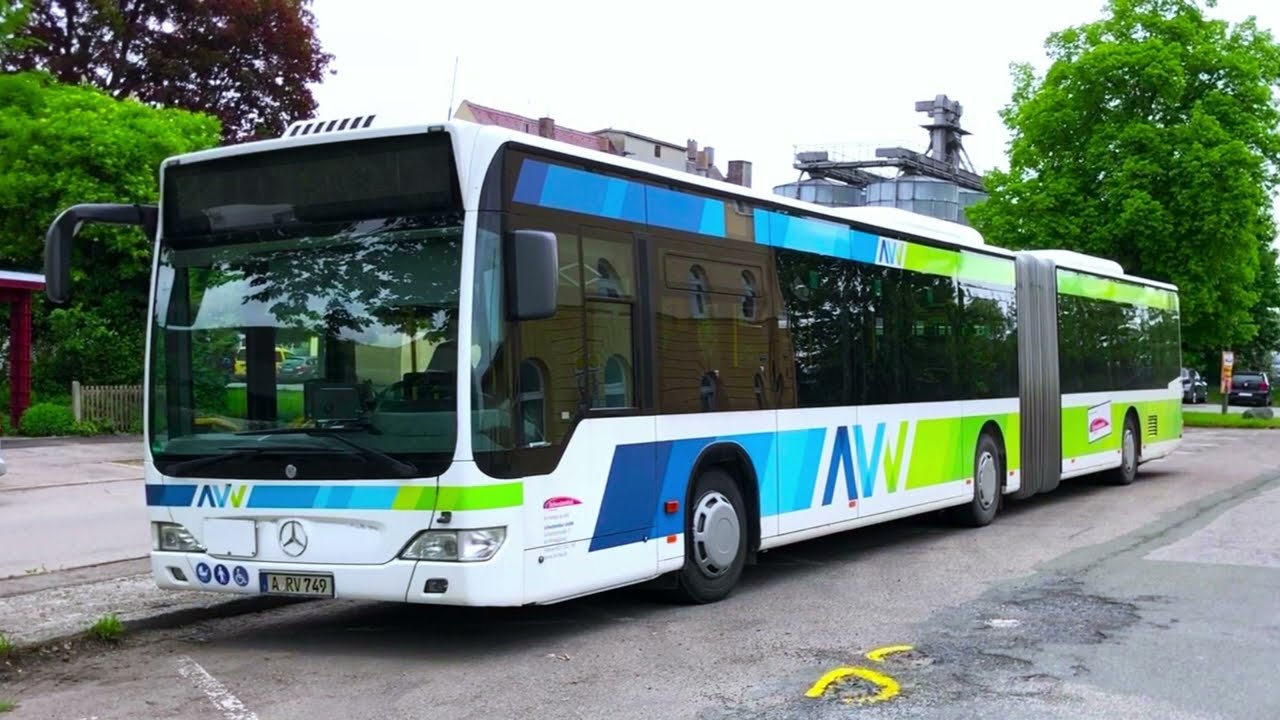 #96 Mercedes-Benz Citaro Facelift GÜ | Full-Kickdown ~ ZF-Ecolife [Sound] |RBA Augsburg A-RV 747