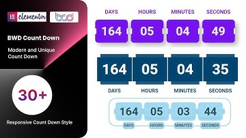 BWD Count Down for Elementor addon
