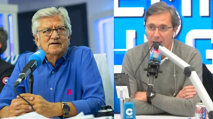 Paco González felicita a Pepe Domingo Castaño en el día que sería su 81º cumpleaños