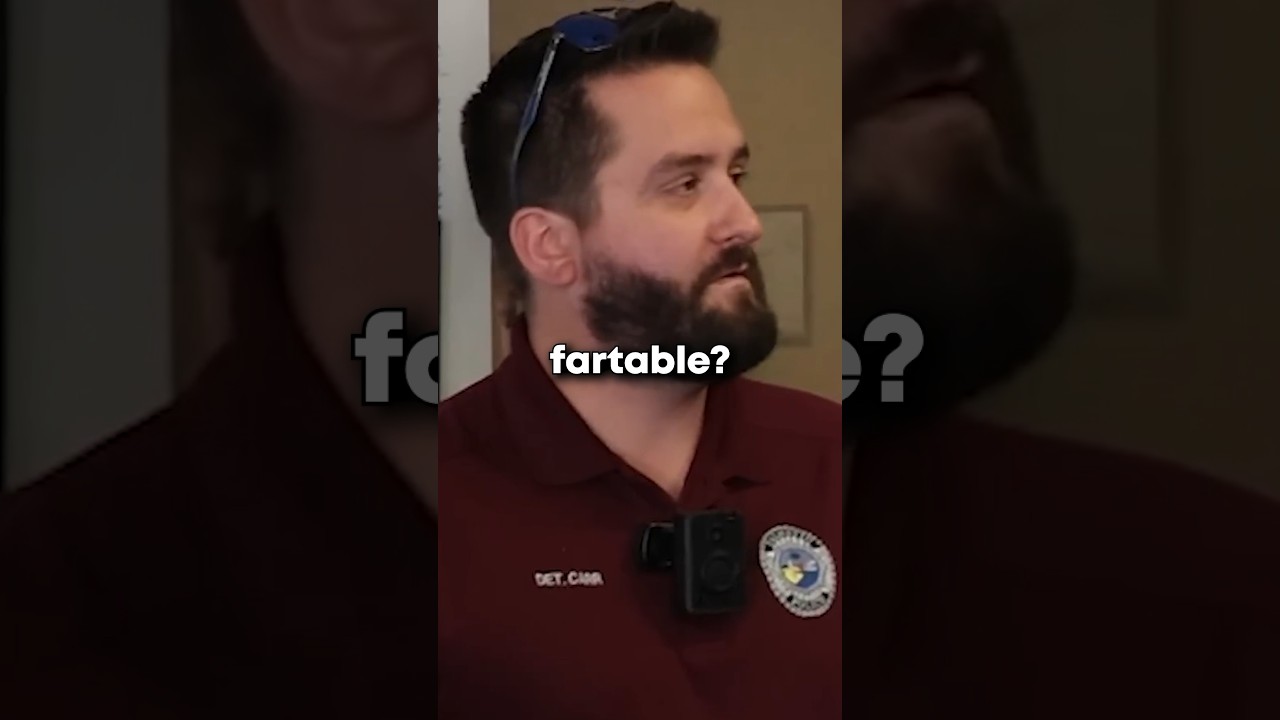 He put on a body cam for this 😂 #prank #shorts