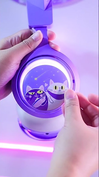 Purple Cat Ear Headphones from Somic Headset! 💜