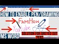 How to enable pens tab in ms word  how to use drawing tab in ms word  pens not working in ms word