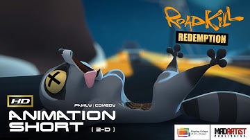 CGI 3D Animated Short Film "ROADKILL REDEMPTION" - Hilarious Animated Kids Cartoon by Ringling