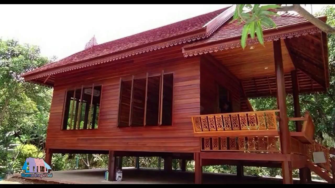 Model Rumah Kayu Panggung Kalimantan Perangkat Sekolah