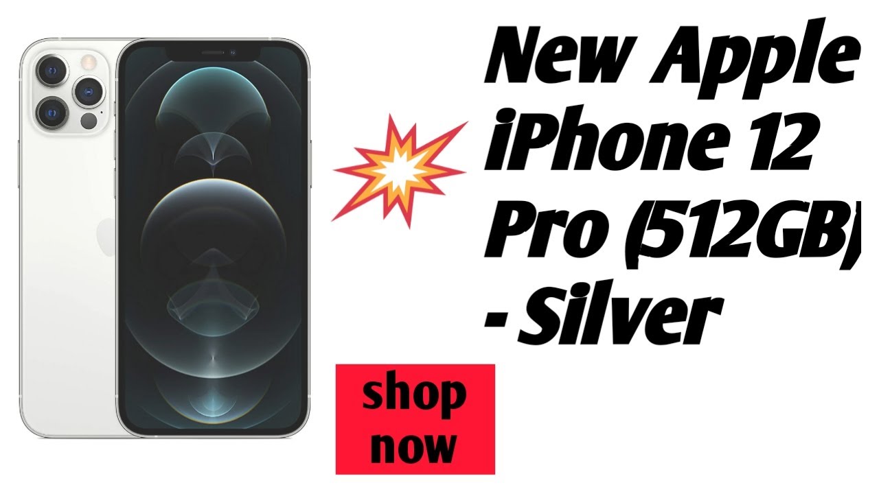 New Apple Iphone 12 Pro Max 512gb Silver Buy Now Youtube