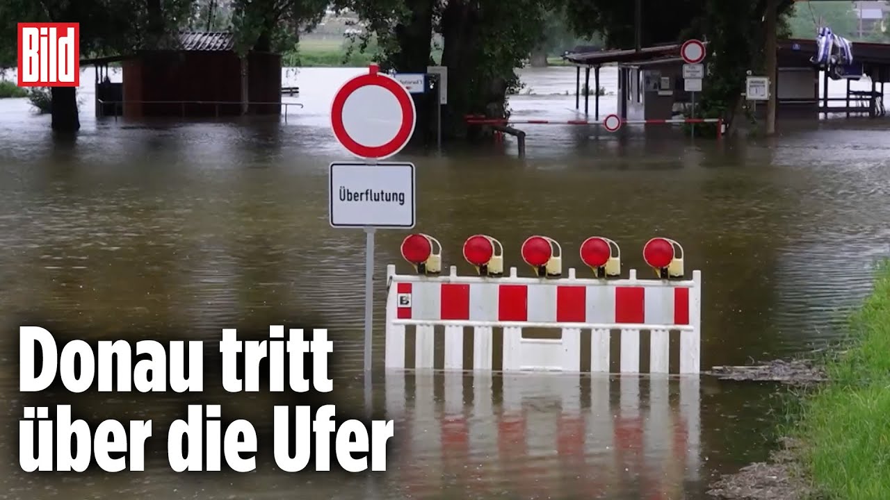 Hochwasser in Süddeutschland - Lage teils dramatisch