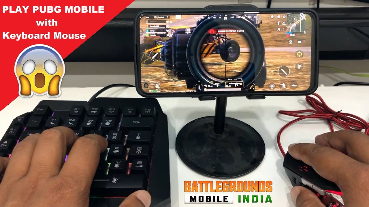 How to Play PUBG Mobile or BGMI with Mouse and keyboard | MIX Pro Android Setup 😱