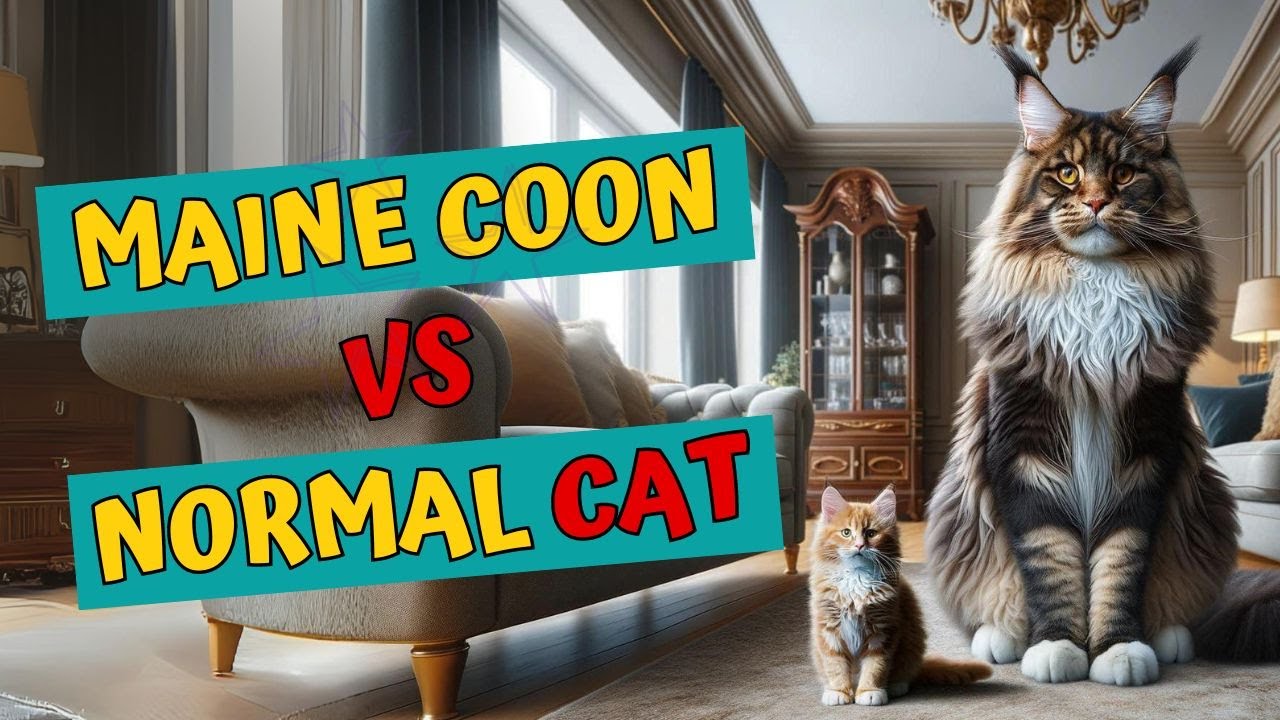 Maine Coon Vs Normal Cat Surprising Differences YouTube Maine Coon Vs Normal Cat Surprising Differences YouTube