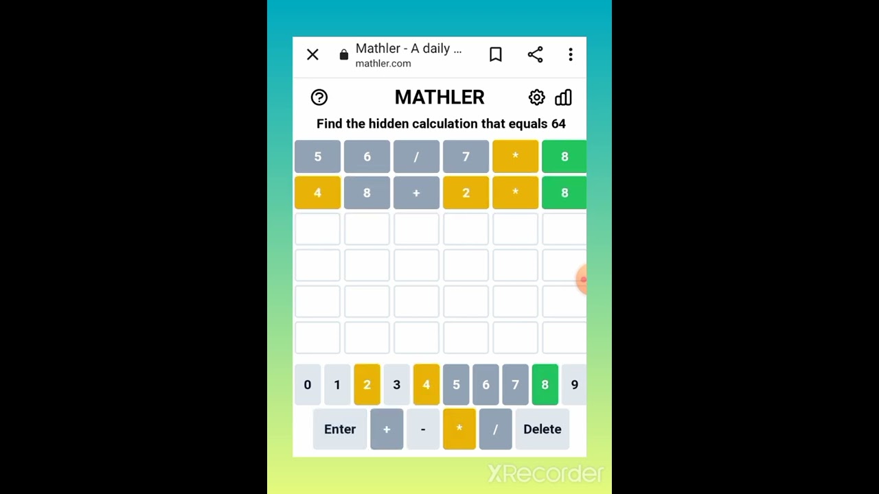 Mathler today 4 April 