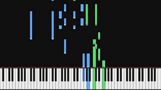 Cécile Chaminade - Danse créole, op. 94 | Piano Visualization