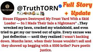 My Neighbor's House Flippers Destroyed My Front Yard With a Skid Loader — Here's What Happened Next