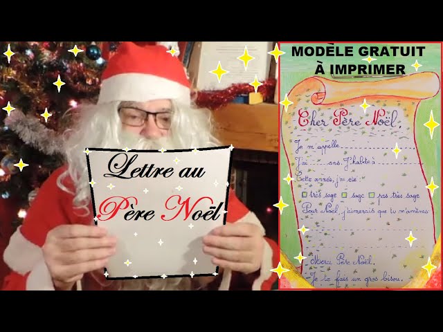 Écrire au père Noël en français, c'est facile ! - EFBA