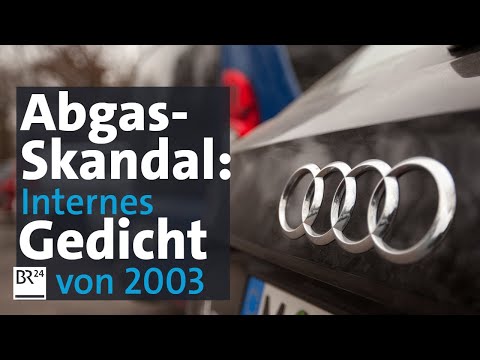 Gedicht über Manipulationen bei Audi - vor dem Dieselskandal | BR Recherche | BR24