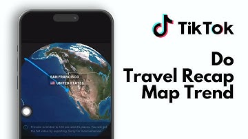 How to Do Travel Recap Map | TikTok Trend (2025)