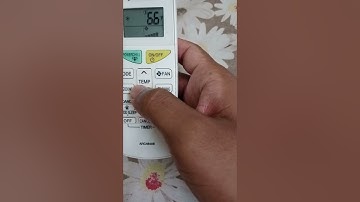 Daikin  AC remote, temprature mode change from F to C