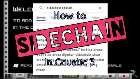 [Tutorial] How to Sidechain in Caustic 3