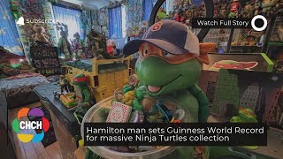 Hamilton man sets Guinness World Record for massive Ninja Turtles collection