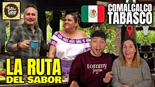 ESPAÑOLES REACCIONAN a LA RUTA DEL SABOR EN COMALCALCO TABASCO (MÉXICO) **ENAMORADOS DE MÉXICO**