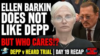 Amber Heard Case RESTS!? Ellen Barkin TRASHES Johnny Depp? Why'd Johnny Laugh? | Day 19 Trial Recap