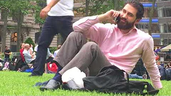 Bearded Guy Wiggles Toes