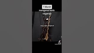 1 Menit Mengenal Keris Nogorojo #nogorojo #1menit