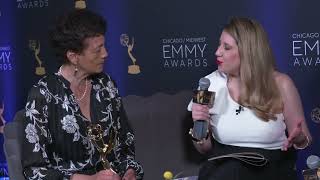 Interview with Carole Cartwright, Governors' Awards Winner -65th Chgo Midwest Emmys Backstage Show