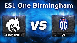 Spirit vs OG (0:0) BO2 | ESL One Birmingham 2024