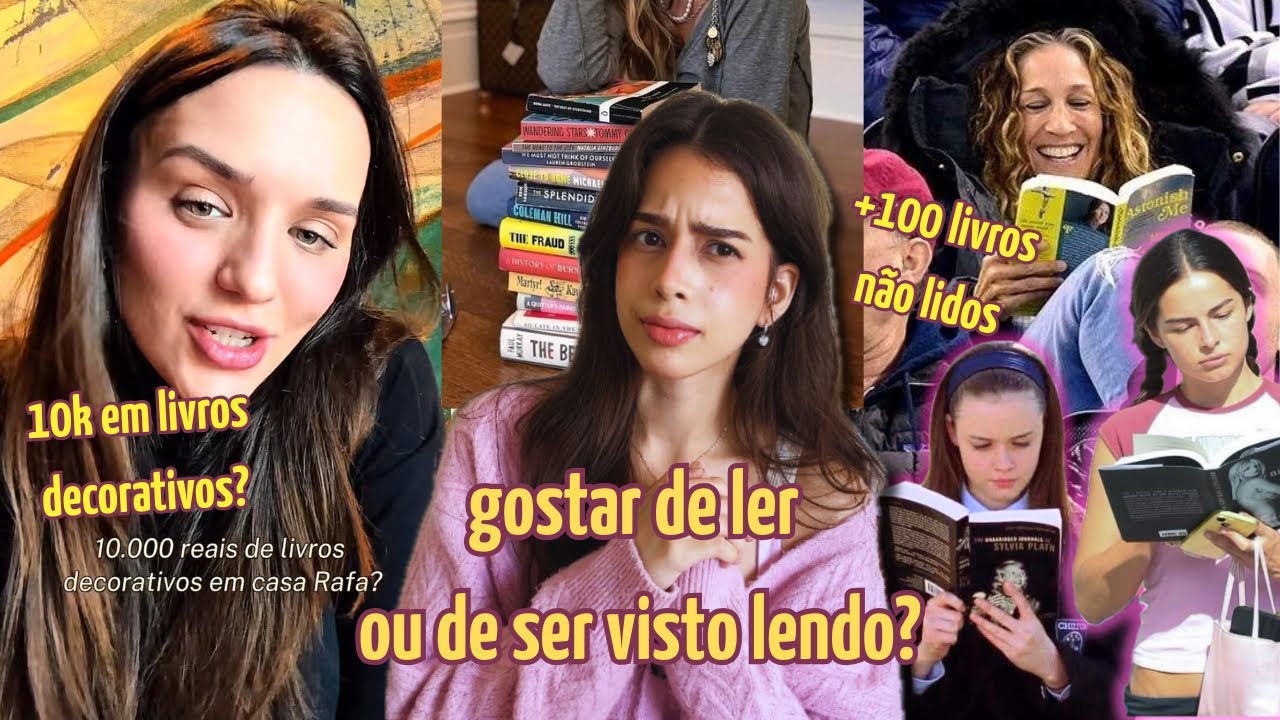 Famosa paga 10 MIL REAIS em livros DECORATIVOS | nova performance: a leitura 📖 