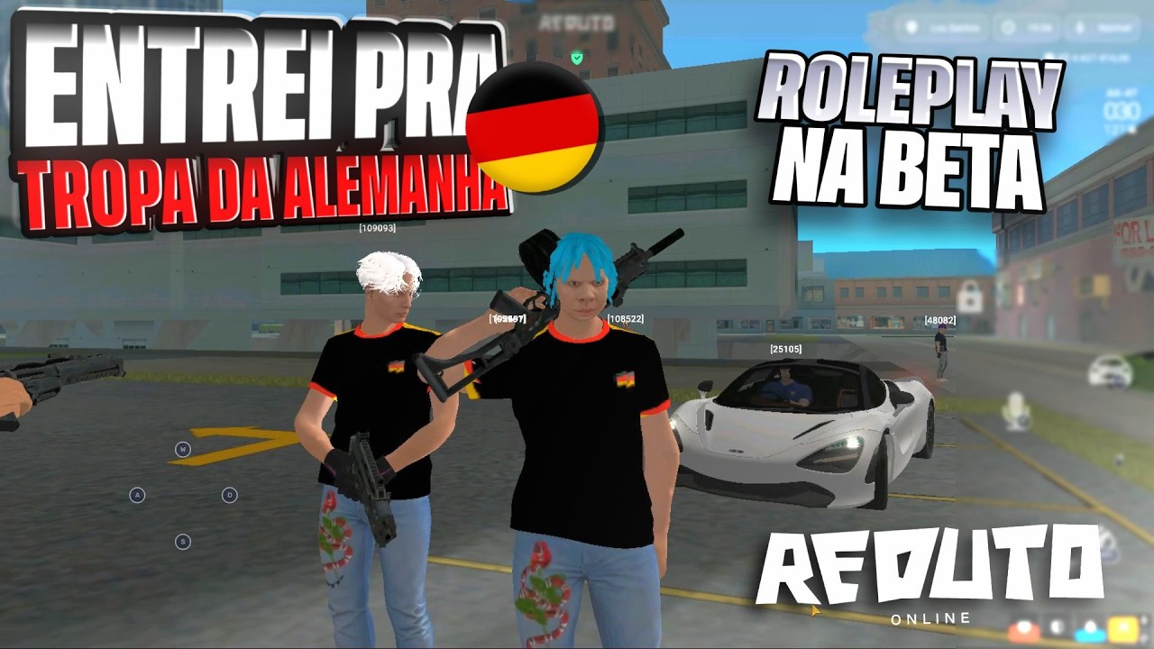 FIZ ROLEPLAY NA BETA DO REDUTO E ENTREI PRA TROPA DA ALEMANHA!🔥 - GTA SAMP
