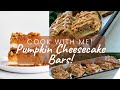 🍂 PUMPKIN SPICE CHEESECAKE AND CARAMEL BARS! 🍂 BAKE WITH ME - MAKE THIS RECIPE FOR THANKSGIVING 🍂